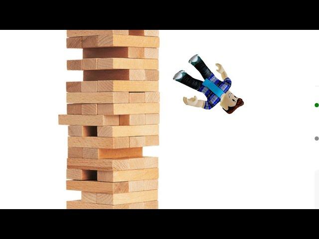 Wir spielen Jenga in Roblox mit,@doriangames.