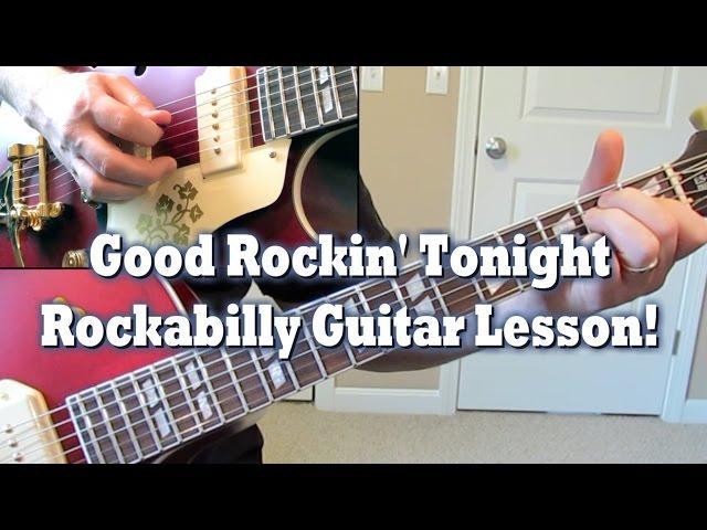 Rockabilly Guitar Lesson: Good Rockin’ Tonight (Elvis)