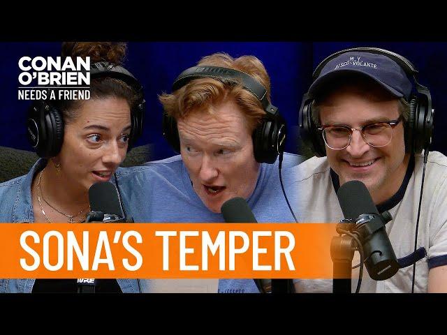 Conan & Matt Try To Unleash Sona's Temper | Conan O'Brien Needs A Friend