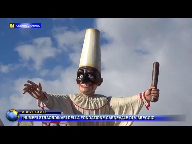 VIAREGGIO I NUMERI STRAORDINARI DELLA FONDAZIONE CARNEVALE DI VIAREGGIO