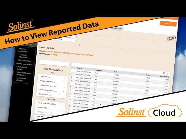 Solinst Cloud Data Reports