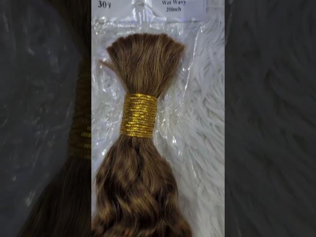 wet and wavy human hair braiding extension #bohobraids #naturalbohobraids #hair #africanbraids