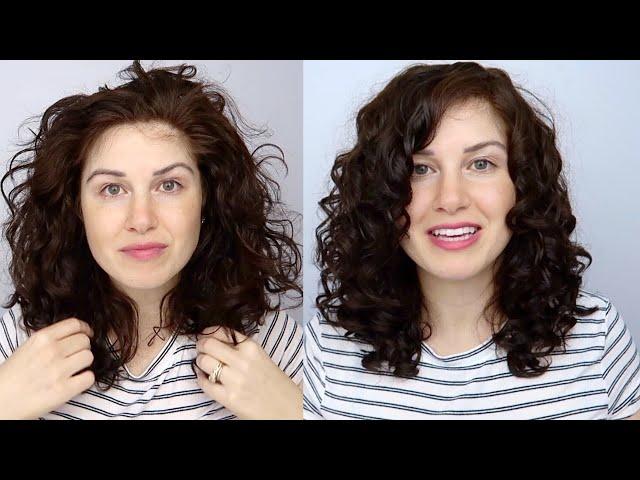 Easy Way to Refresh Curly Hair