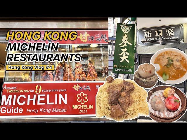 Best MICHELIN Star ⭐ Restaurants in HONG KONG | Roast Goose, Char Siu, Beef Noodle Soup, Dim Sum