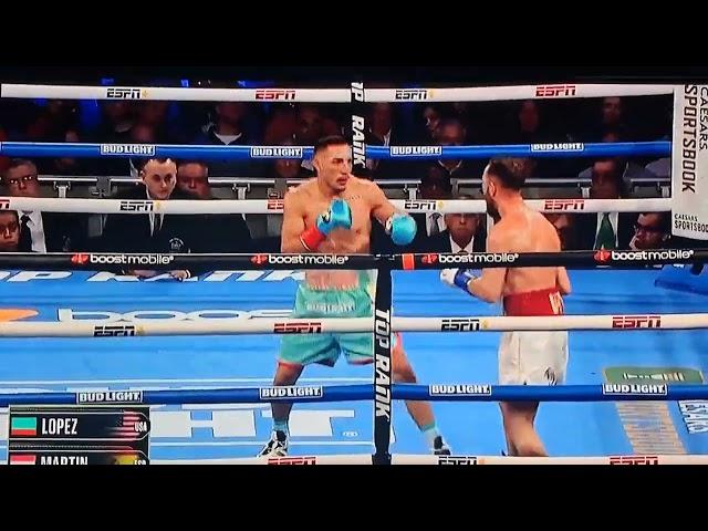 Lopez vs Martin Rnd 7 Knockdown ?