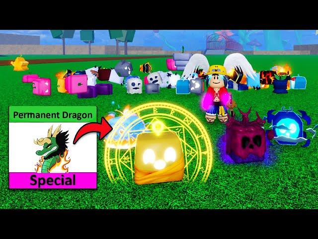 Trading Permanent MYTHICAL Fruits For 50 Hours (Blox Fruits)