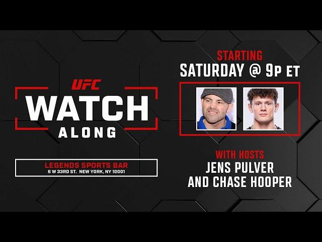 #UFC309 Watch Along w/ Jens Pulver, Chase Hooper and TJ De Santis LIVE at Legends NYC!