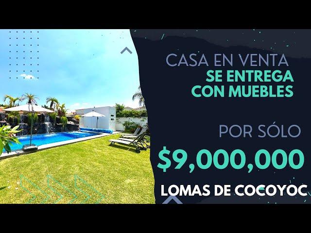 ¡ASOMBROSA CASA EN VENTA! SE ENTREGA CON MUEBLES$9,000,000