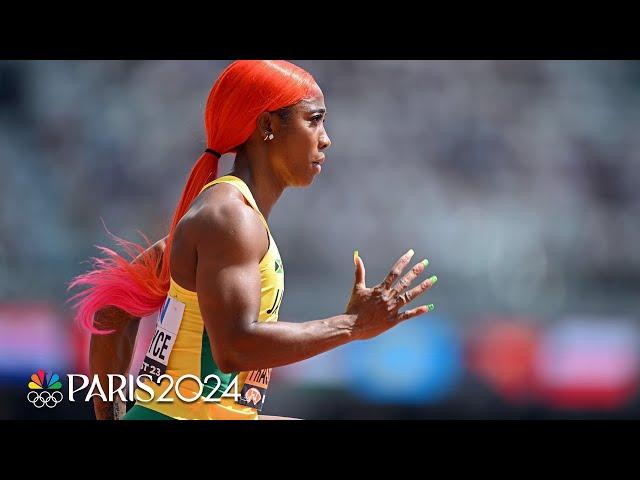 Shelly-Ann Fraser-Pryce, eyeing more history, advances to 100m semifinals at Worlds | NBC Sports