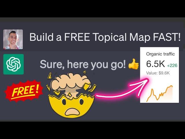 How I Build FREE Topical Maps with ChatGPT & AI In 15 Mins