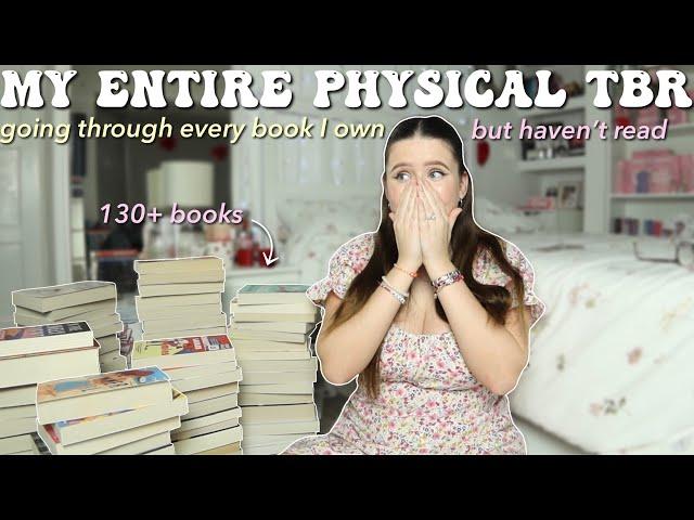 going through every book on my physical tbr... | Ella Rose Reads