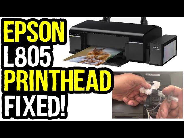 Ink missing problem Epson L805 | Epson L805 printhead cleaning