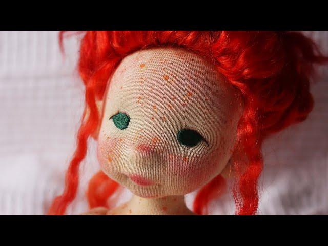 Sculpting a Gentle Smile | Dollmaking with Wool