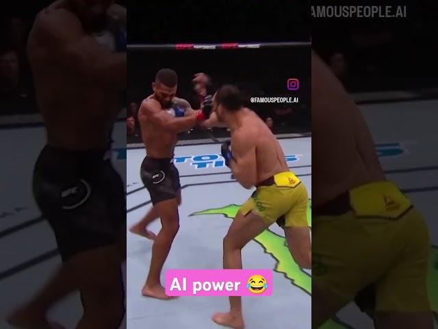 AI Power | #ufc #aifunny #mma #mmafights #knockout #worldfight #viralshort