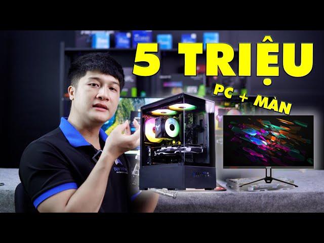 CẤU HÌNH PC GIÁ RẺ 5 TRIỆU CẢ MÀN HÌNH ? GTX 960 2G VÀ CPU I5 4690 CHIẾN GAME NTN ?