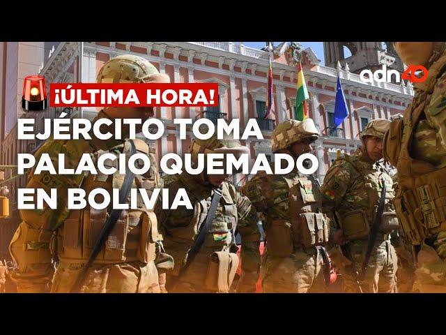 ¡Última Hora! Ejército de Bolivia toma el Palacio Quemado