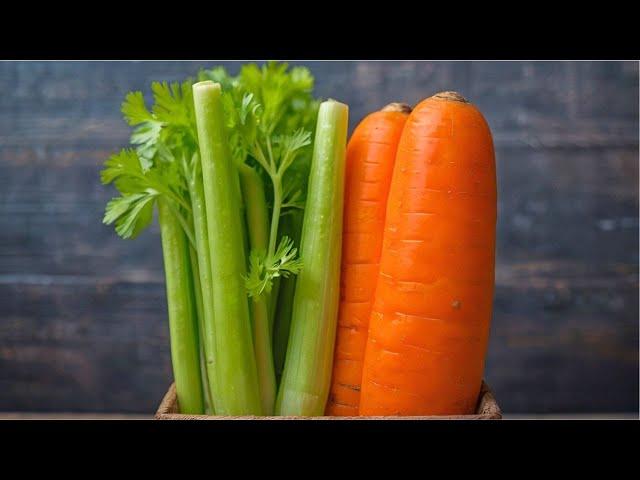 This soup is like medicine for my stomach! Celery Carrot Soup Recipe