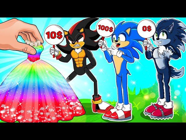 Sonic The Hedgehog 3 Animation //Dress Up Contest: Guess The Price Of AMY's Dress | KoKo Channel