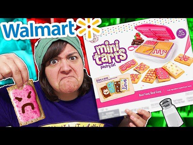 WOULD YOU EAT THIS? Testing Walmart Mini Tarts Pastry Set Craft Kit SaltEcrafter #58