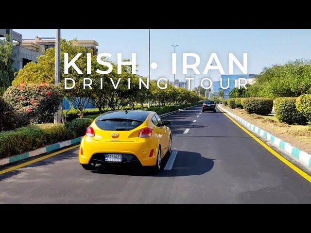 Driving Tour of KISH Island IRAN, An Island With No Traffic Light • DOWNTOWN Driving Tour | KishWalk