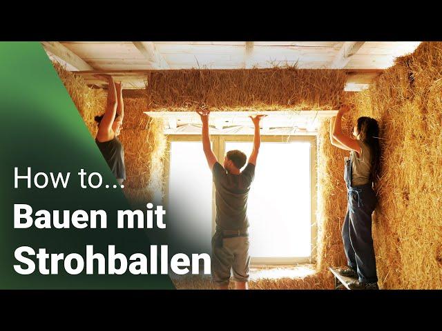 Bauen mit Stroh - Das etwas andere UNI Forschungsprojekt: "Strohraum am Apfelbaum" | FILM