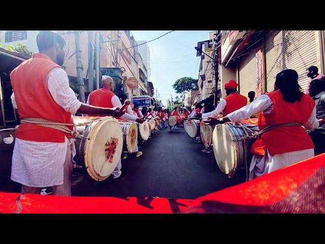 Nasik Dhol Beats in Hyderabad Streets || Mitraangan Dhol Pathak Hyderabad 2023