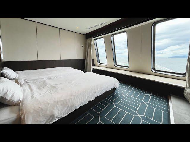 Extreme Nap on the Japanese Local Ferry from Yawatahama to Beppu (Huge Special Cabin)