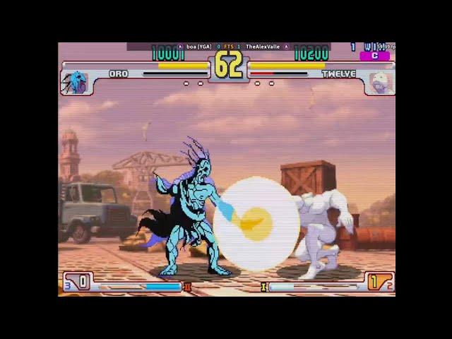 SFIII 3RD STRIKE: boa [YGA] ( ORO ) VS Alex Valle ( TWELVE ) FIGHTCADE FT5 SET