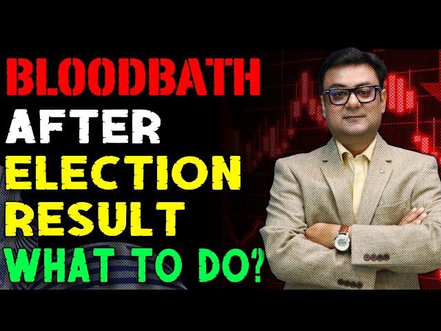 BIG CRASH AFTER ELECTION RESULTS | when will stock markets recover | election 2024 results | raghav