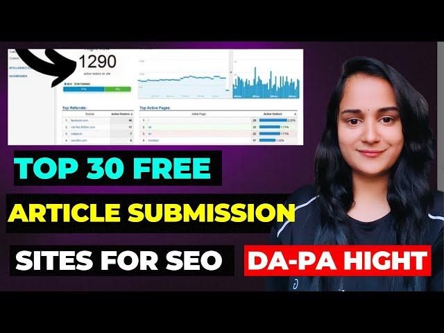 Top Article Submission Sites for SEO 2024 [ Best 30 Free Sites for Backlinks]