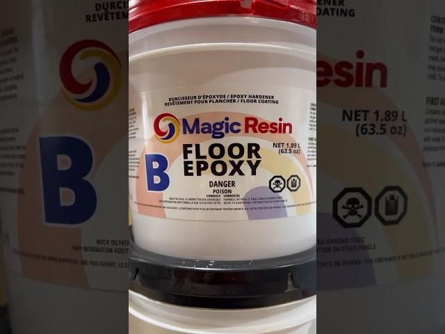 DIY Flake Epoxy Flooring with Polyaspartic Top Coat | Magic Resin Step-by-Step Guide #floorepoxy