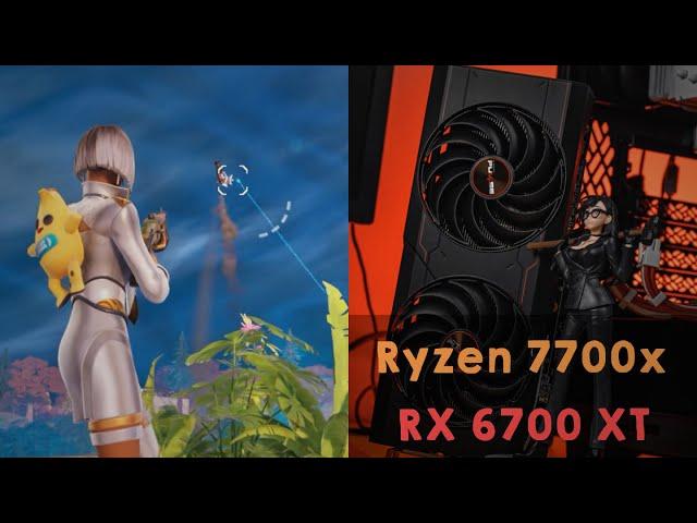 7700X + 6700XT - Fortnite C4S4 1440p Beautiful Mode (Nanite + Lumine)