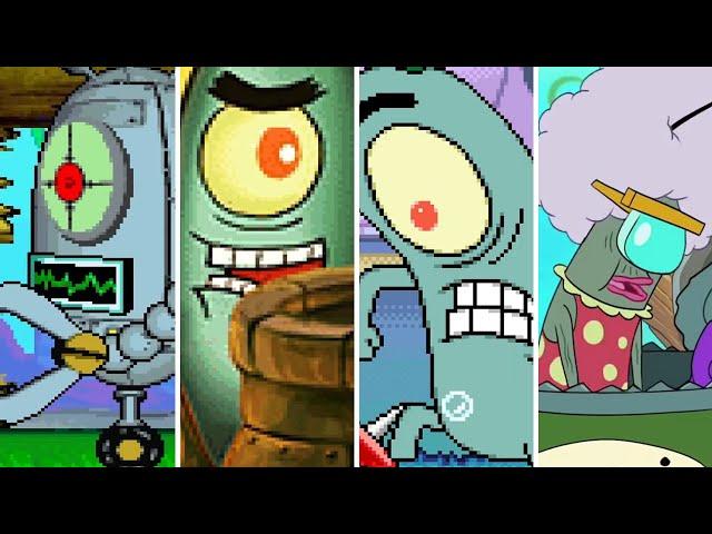 SpongeBob 2D Platformers - All Plankton Boss Fights