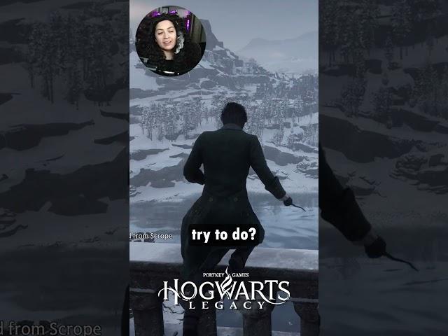 I made the Hogwarts Legacy Headmaster JUMP OFF THE LEDGE! 