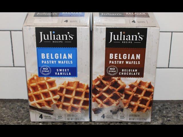 Julian’s Recipe Belgian Pastry Wafels: Sweet Vanilla & Belgian Chocolate Review