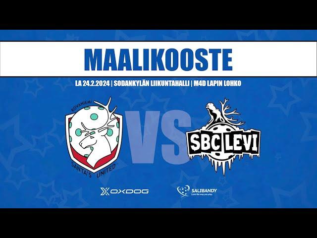 Maalikooste: Santa's United III - SBC Levi 4-1 | Liikuntahalli, Sodankylä 24.2.2024