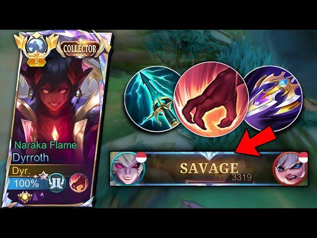 SAVAGE!! BEST 1 HIT BUILD FOR JUNGLE DYRROTH 2024!(100% BROKEN BUILD)