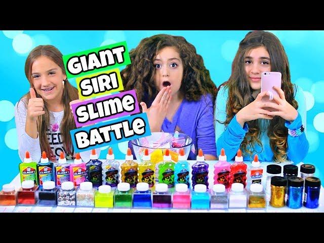 Siri Slime Battle!  GIANT Slime Challenge!