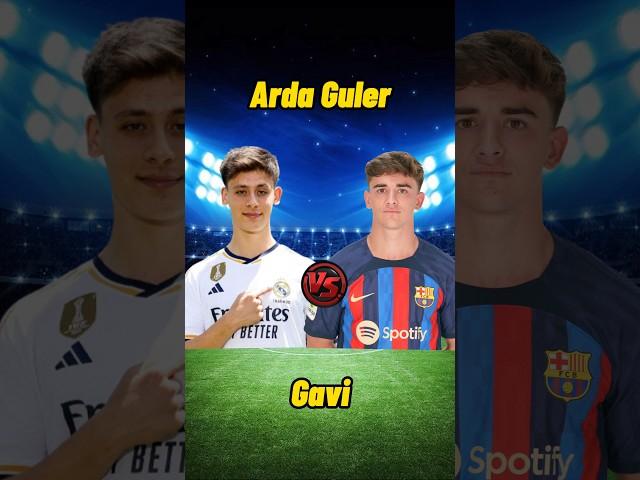 Real Madrid Arda Guler VS Barcelona Gavi (Who is The Best Young Player) #ardagüler