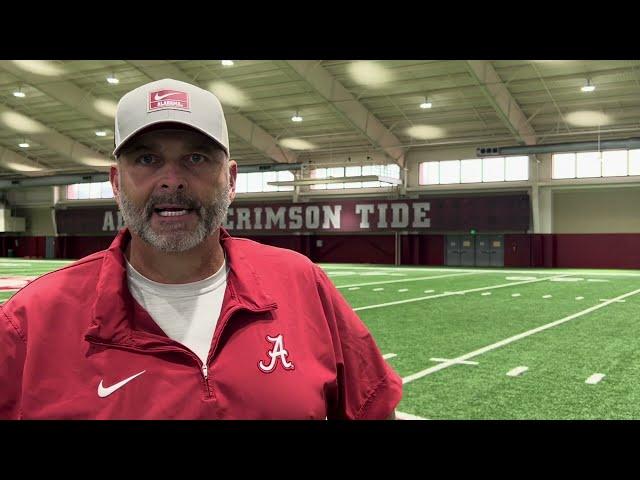 Alabama OL Coach Chris Kapilovic: Bye Week