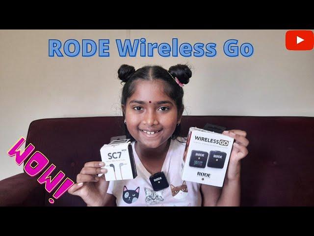 RODE Wireless  Go Microphone | Unboxing and Review | Super Smrithika