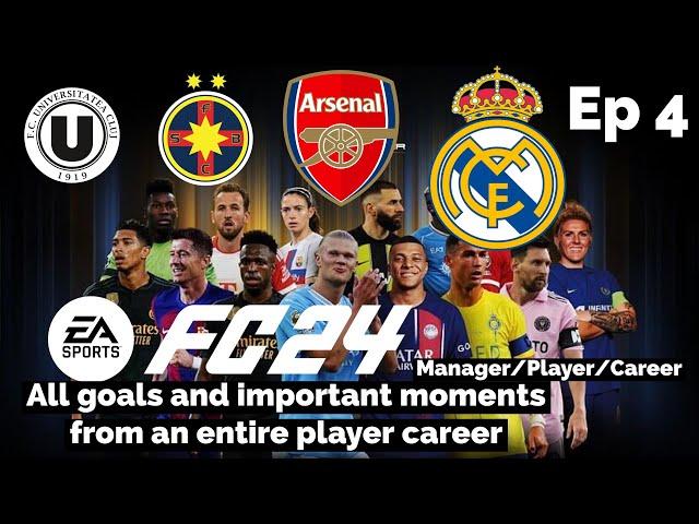 FC24: Rise of a Legend | Ep. 4: Journey to Greatness | All Games and Goals | Plans and Performance