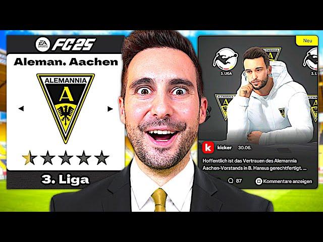 ES GEHT WIEDER LOS!!  FC 25 Karriere mit Aachen #1