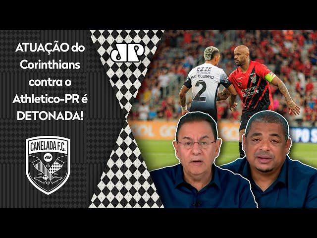 "O empate caiu do céu..." Vampeta DETONA atuação do Corinthians no empate com o Athletico-PR