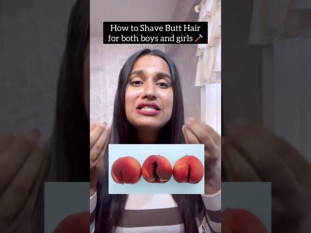 How to Shave BUTT HAIR 🪒 For both Boys and Girls || Hair Waxing || Part-2 || By -@simranbalarjain