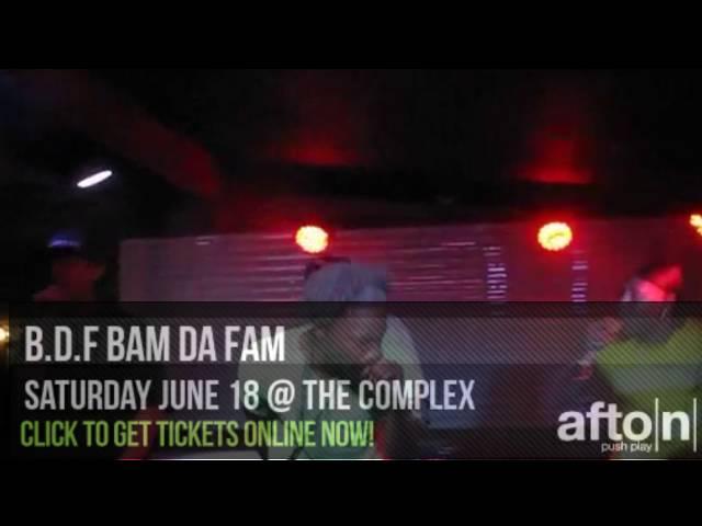 Promotion for June 18th  aftonshows.com bdf bamdafam