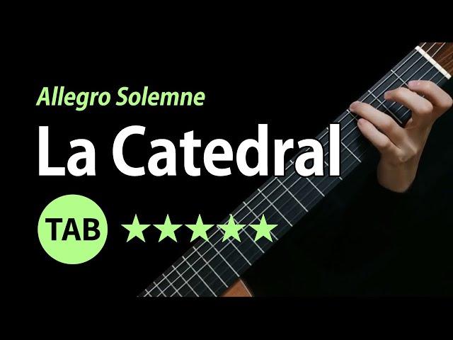 (Agustín Barrios Mangoré) La Catedral 3rd mov. - Tab & Lesson