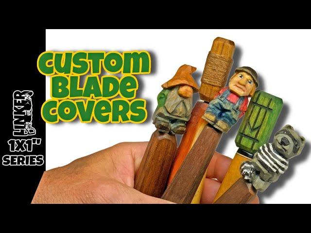 Make Yourself a Custom Carved Blade Cover/Sheath For Your Woodcarving Knife (1x1 series)