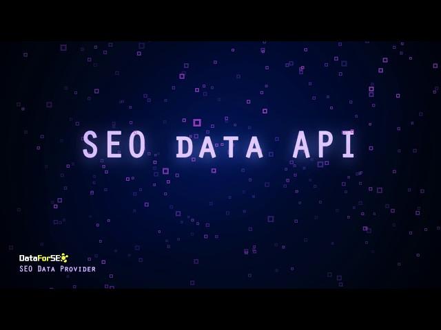 SEO data API Provider