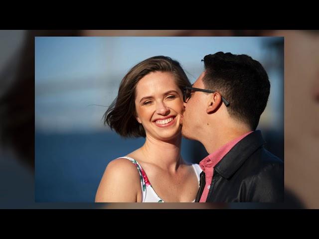 San Francisco Embarcadero and Baker Beach Engagement Photos